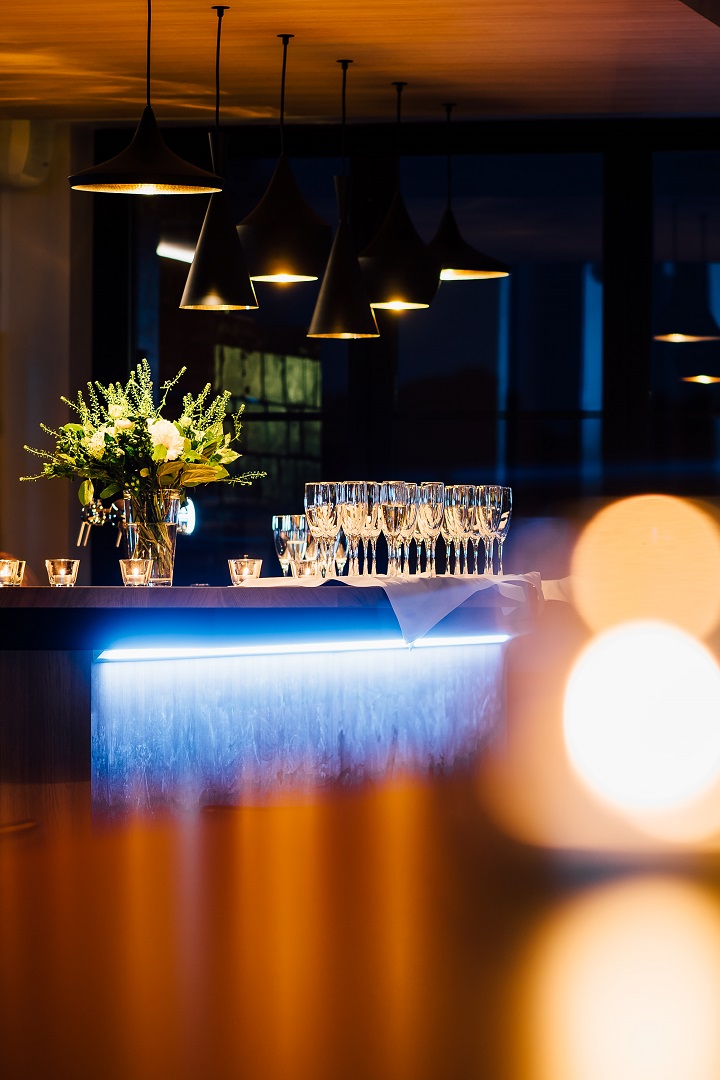 Sfeerfoto voor architecten bureau Leen Van Lommel bij de uitbreiding van feestzaal de Casteleer in het centrum van Kasterlee